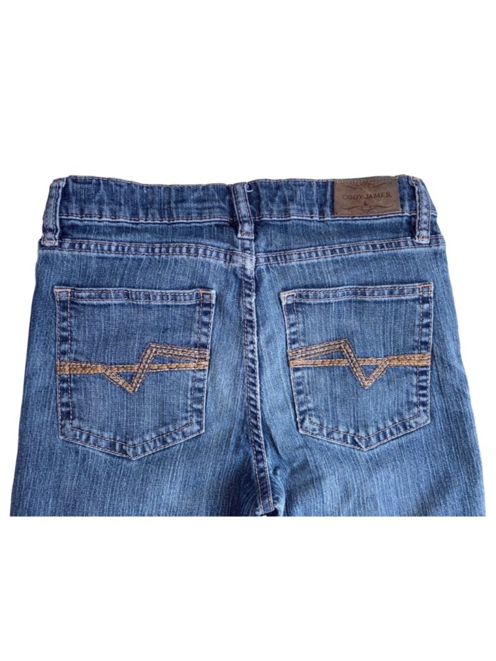Cody James Youth Straight Leg Blue Denim Jeans 100% Cotton Classic Fit 27” Insea - Picture 3 of 16